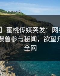 【爆料】蜜桃传媒突发：网红在清晨时分被曝曾参与秘闻，欲望升腾席卷全网